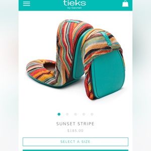 Tieks Sunset Stripe 8